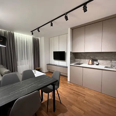інстаграмна стильні на вулиці під голоском 15б Apartment Lviv